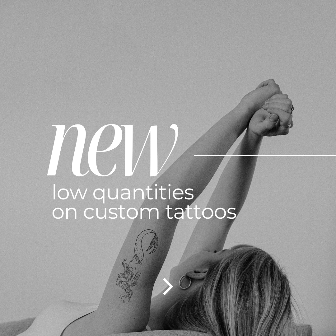Exciting News: Custom Temporary Tattoos Now Available in Any Quantity at TemporaryTattoos.com!