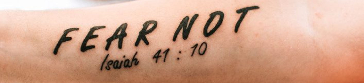 Bible Verse Temporary Tattoos