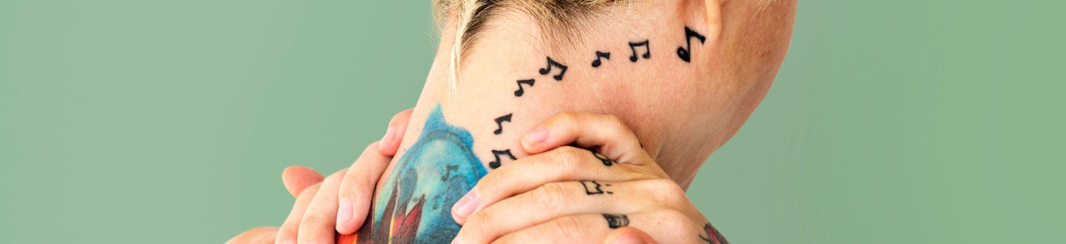 neck temporary tattoos