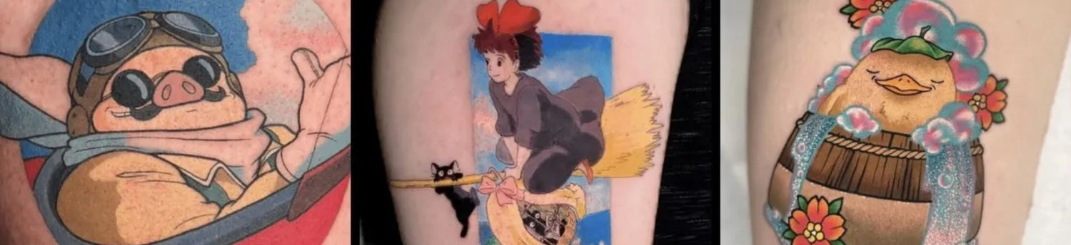 studio ghibli temporary tattoos