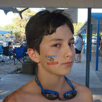 Swim Team Tattoos: Eat My Bubbles!