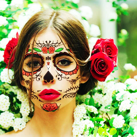 Day Of The Dead Mexico Tattoos