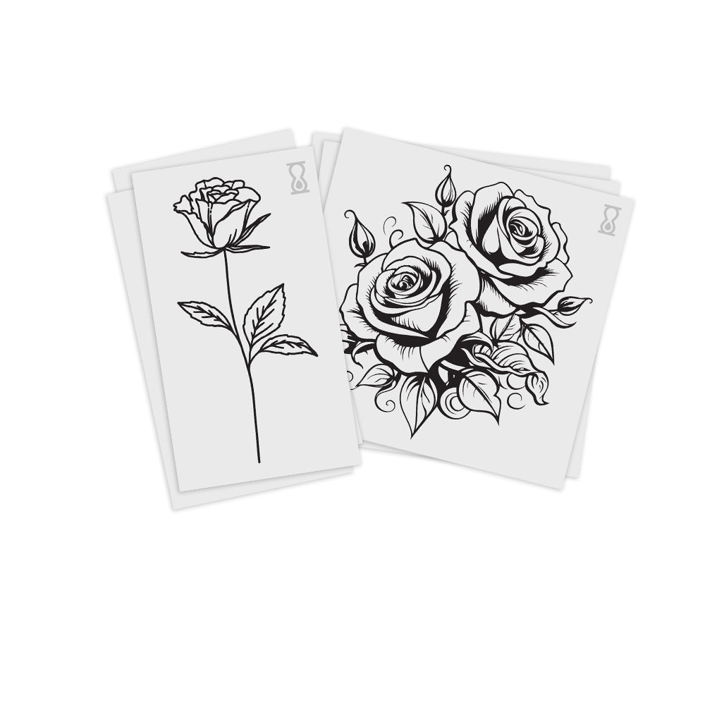 Rose Semi-Permanent Tattoo