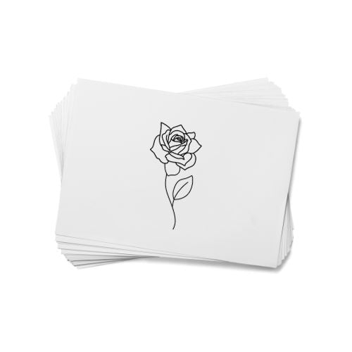 Rose Temporary Tattoo
