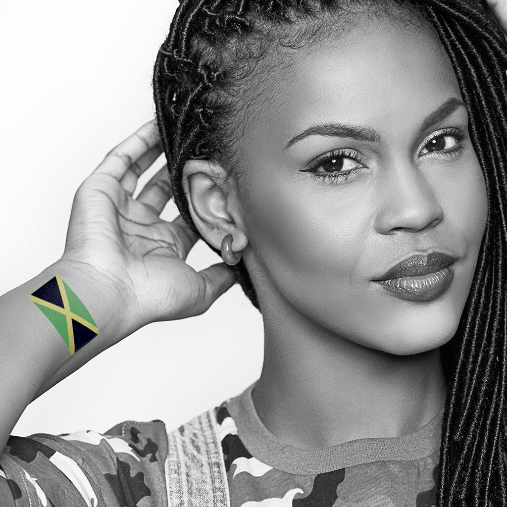 flag temporary tattoos