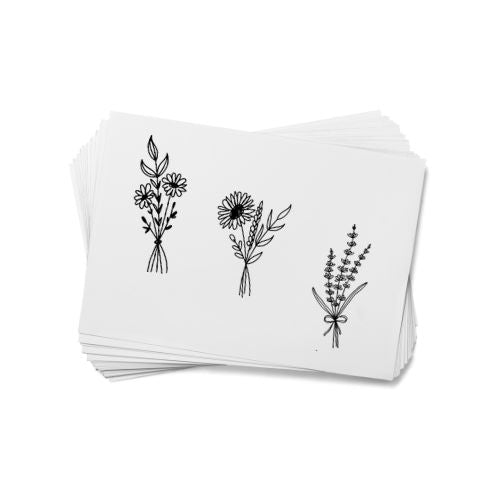 Floral Temporary Tattoos