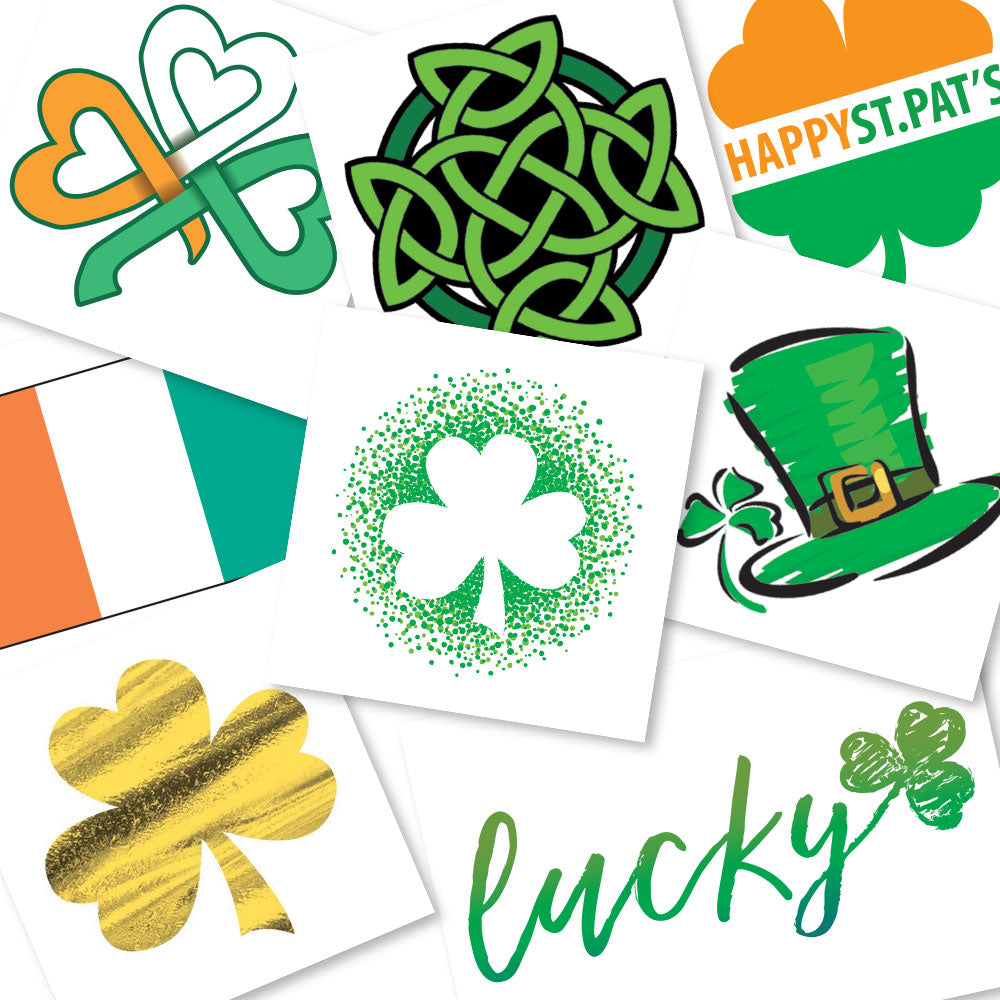 St Patrick's Day Temporary Tattoos