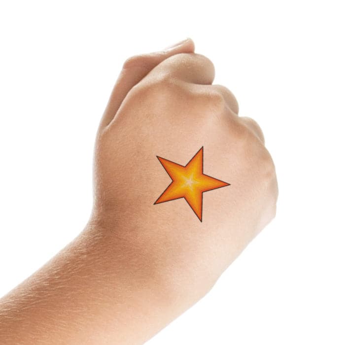 Star Temporary Tattoo 1.5 in x 1.5 in