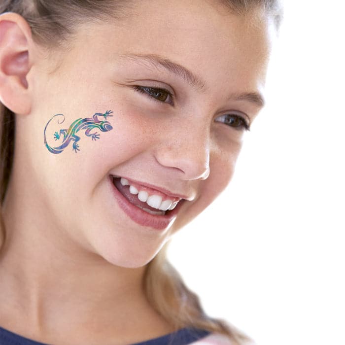 Lizard Temporary Tattoo 2 in x 2 in