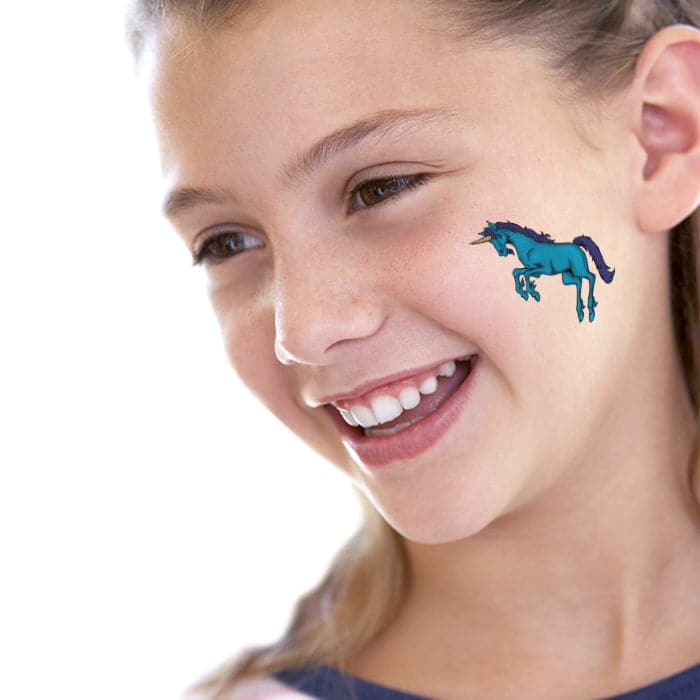 Unicorn Temporary Tattoo 2 in x 2 in