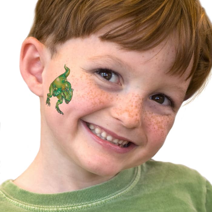 T-Rex Dinosaur Temporary Tattoo 2 in x 2 in