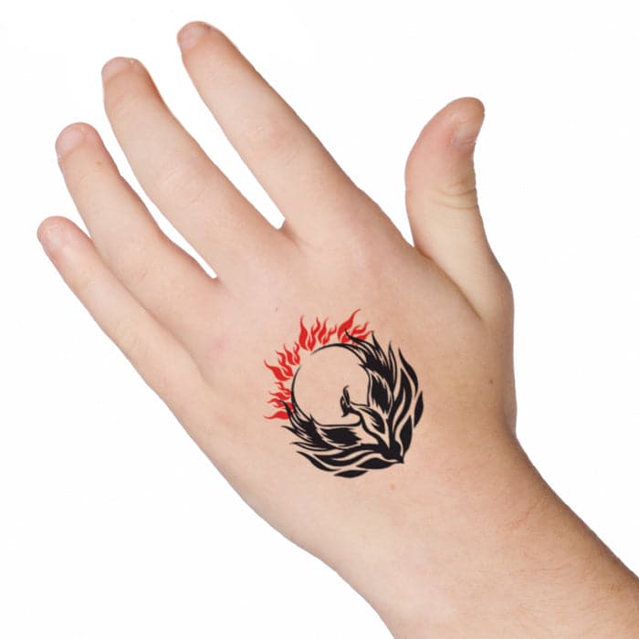 Phoenix Temporary Tattoo 2 in x 2 in