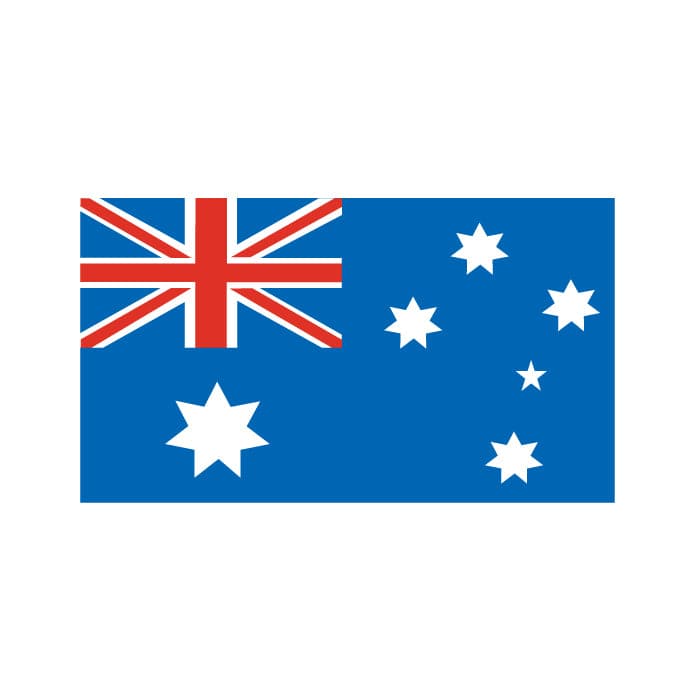 Australia Flag Temporary Tattoo 2 in x 1.5 in