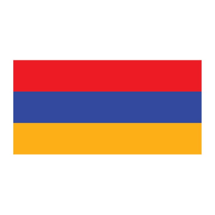 Armenia Flag Temporary Tattoo 2 in x 1.5 in