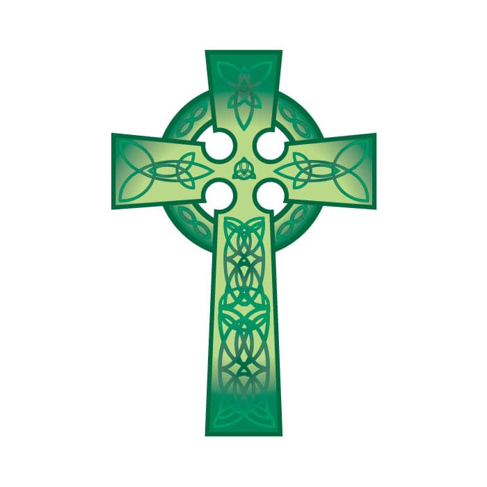 Celtic Cross Temporary Tattoo 2 in x 2 in