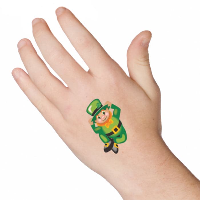 Leprechaun Temporary Tattoo 2 in x 2 in