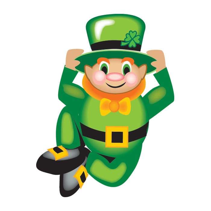 Leprechaun Temporary Tattoo 2 in x 2 in