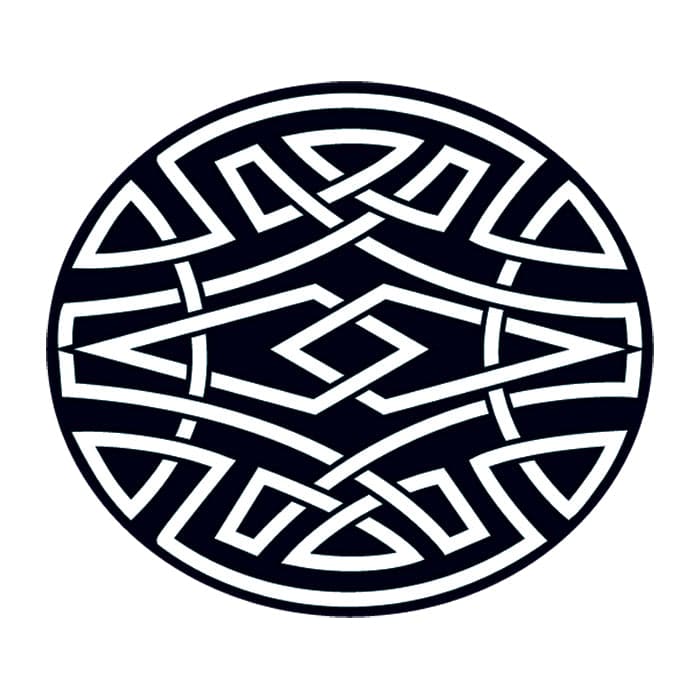 Celtic Circle Temporary Tattoo 2 in x 2 in