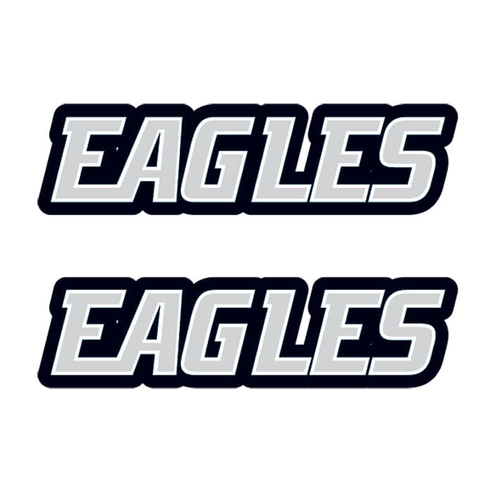 Eagles Text Temporary Tattoo 1.5 in x 2 in