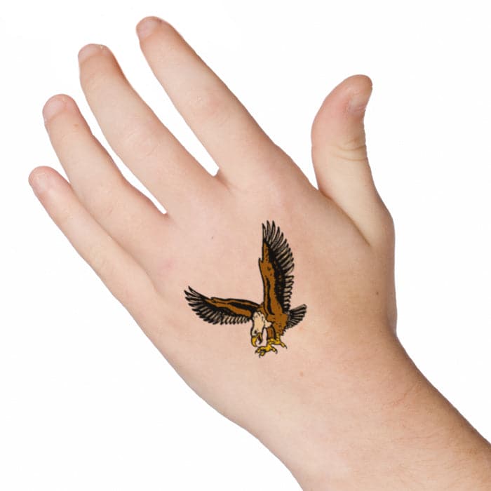 Flyin Eagle Temporary Tattoo 2 in x 2 in