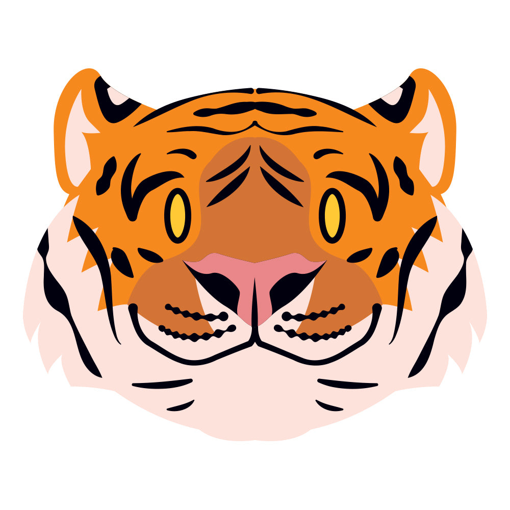 Tiger Temporary Tattoo 2 in x 2 in