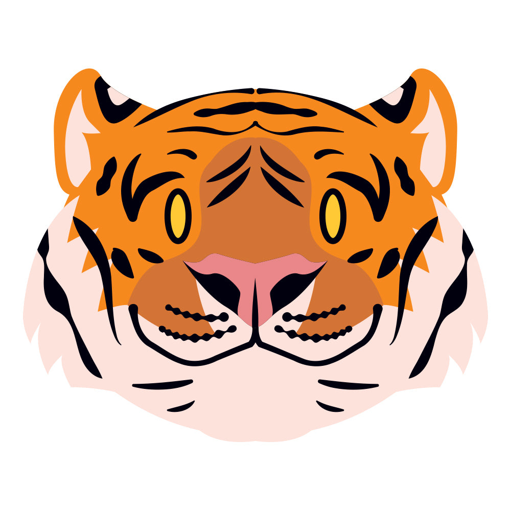 Tiger Temporary Tattoo 2 in x 2 in