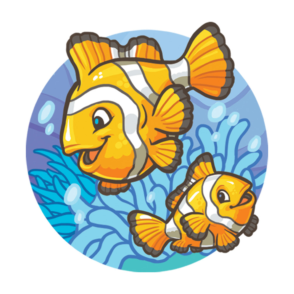 Clownfish Temporary Tattoo 2 in x 2 in