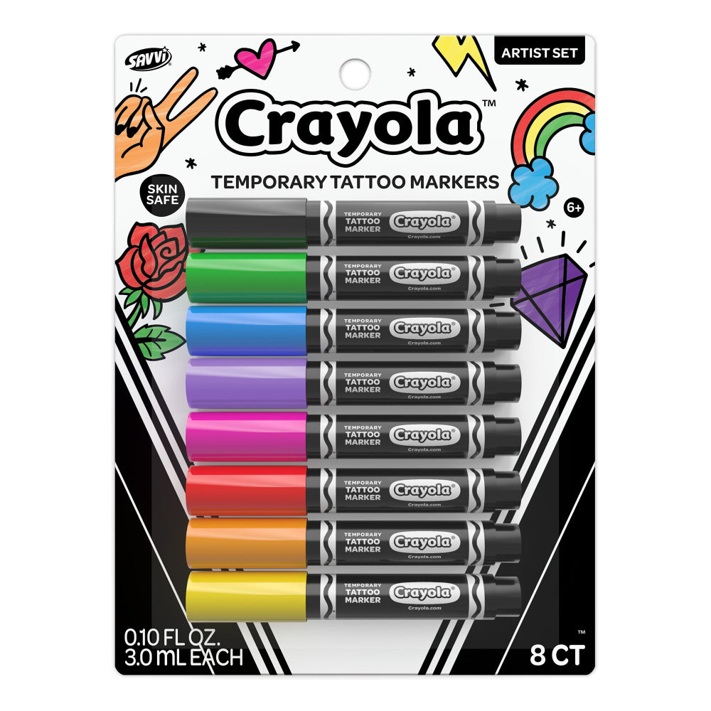 Crayola Temporary Tattoo Markers