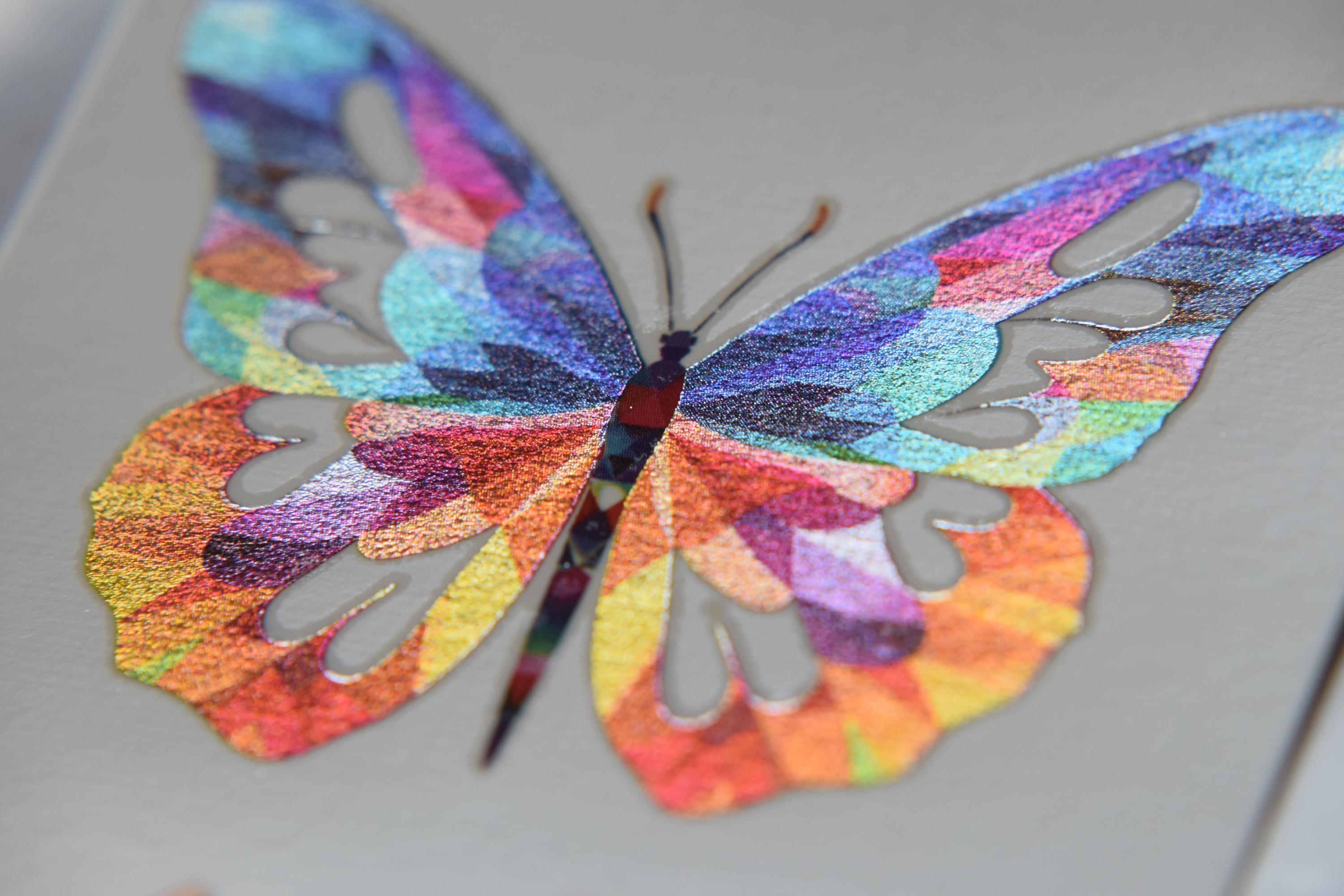 Butterfly Temporary Tattoo Metallic