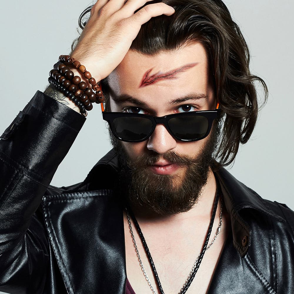 Gory Gashes & Wounds Temporary Tattoo 3.5 in x 2.5 in