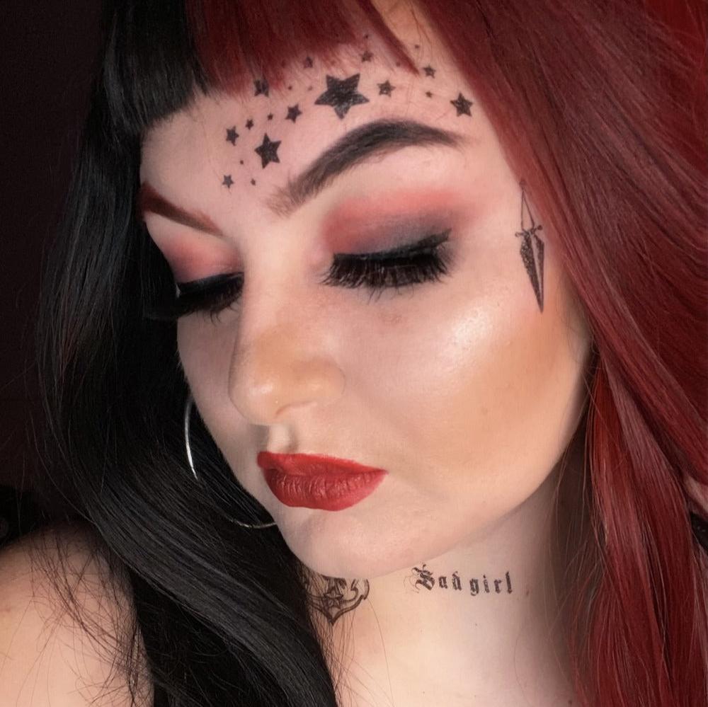 Gangster Face Tattoo Costume