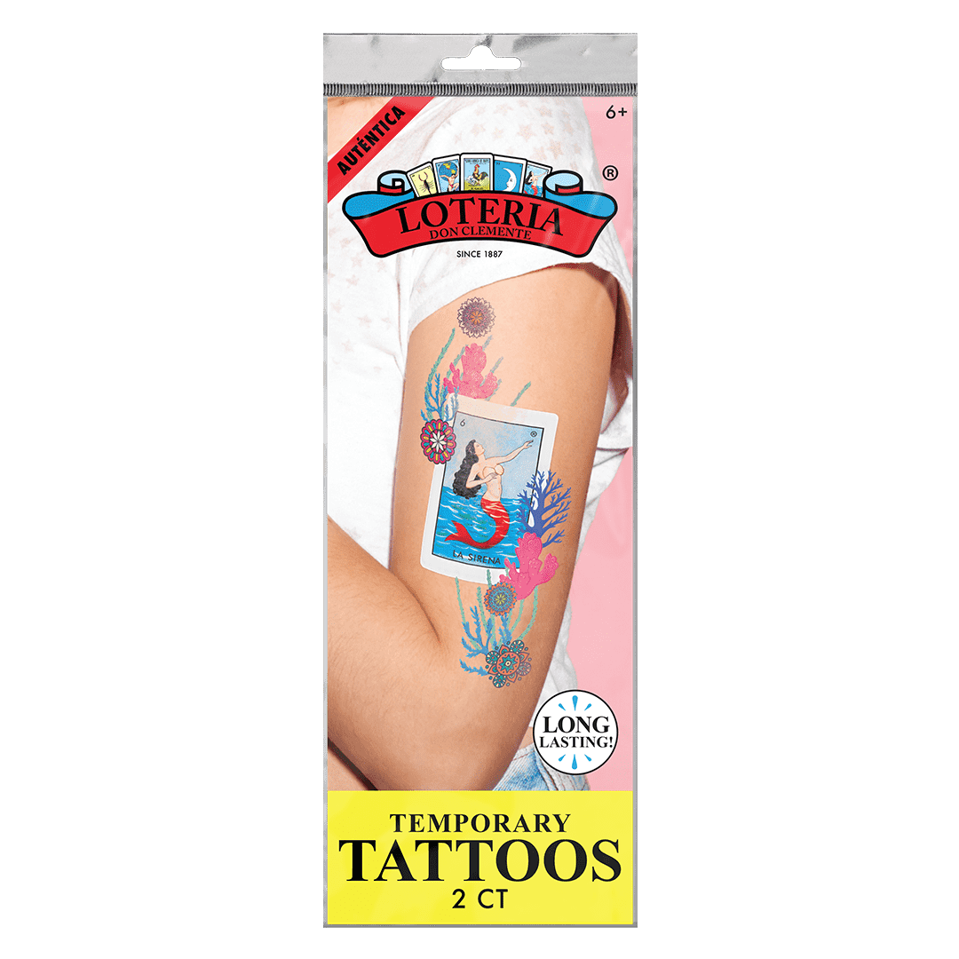 Loteria - La Sirena Sleeve Tattoos