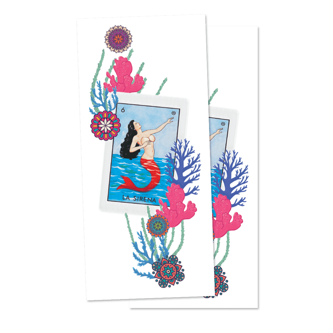 Loteria - La Sirena Sleeve Tattoos