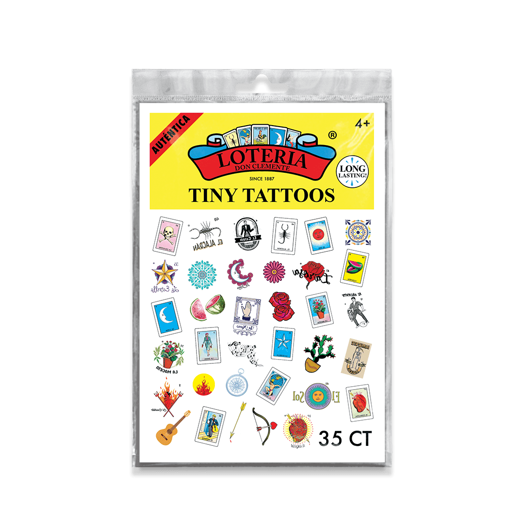 Loteria FrÃ¡gil Tiny Tattoo 35pc Variety Pack