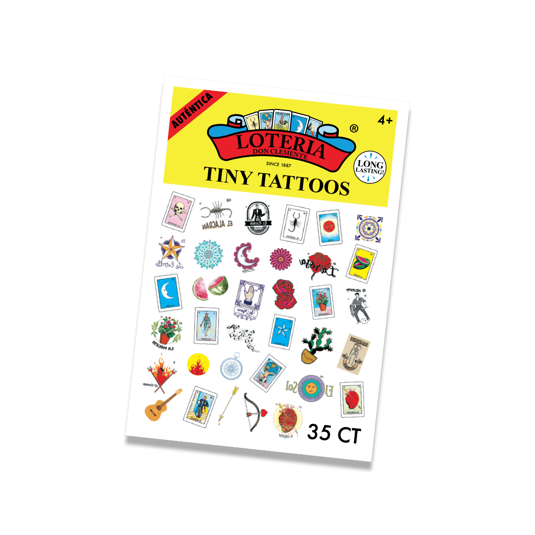 Loteria FrÃ¡gil Tiny Tattoo 35pc Variety Pack