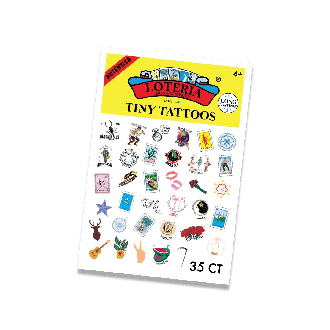 Loteria Bravo Tiny Tattoo 35pc Variety Pack