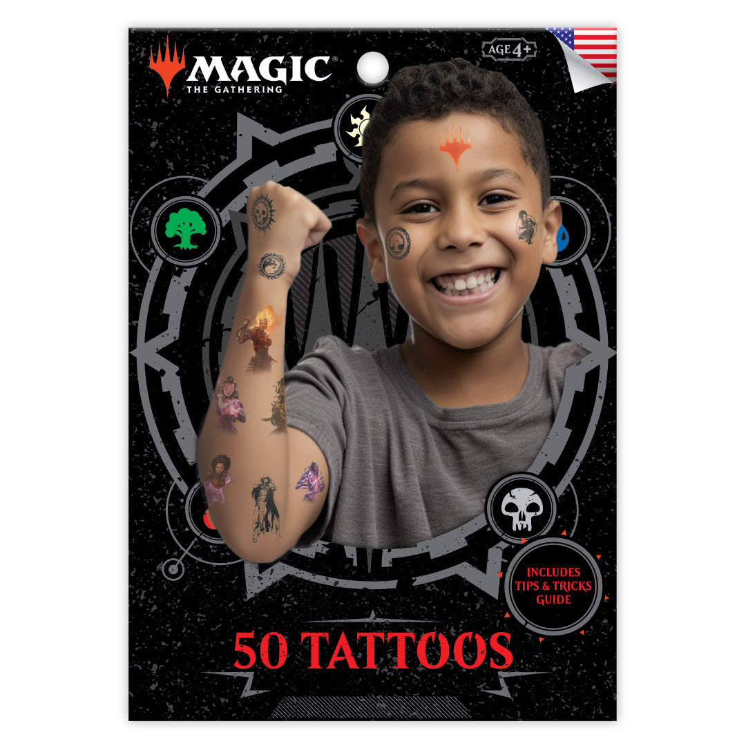 Magic the Gathering Set Temporary Tattoos