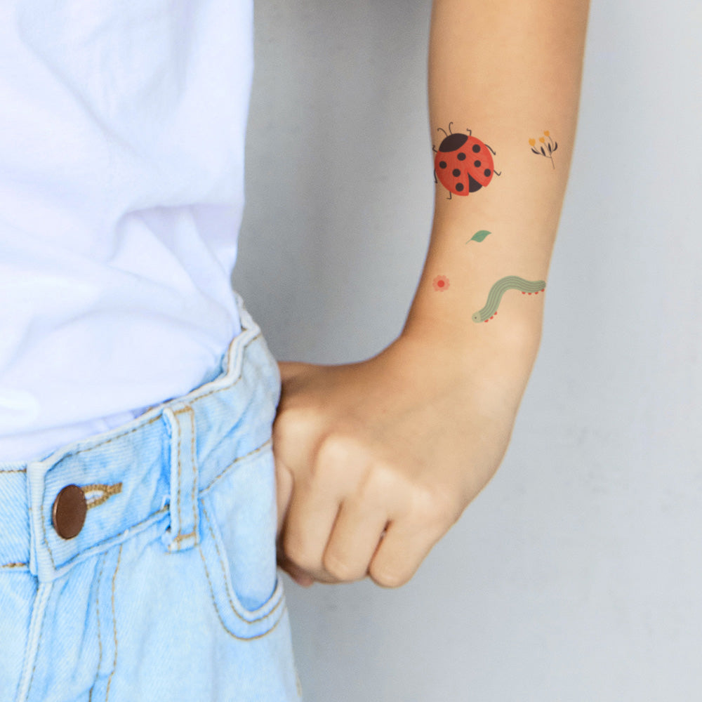 Insect Tattoo Sheet 4 in x 6 in