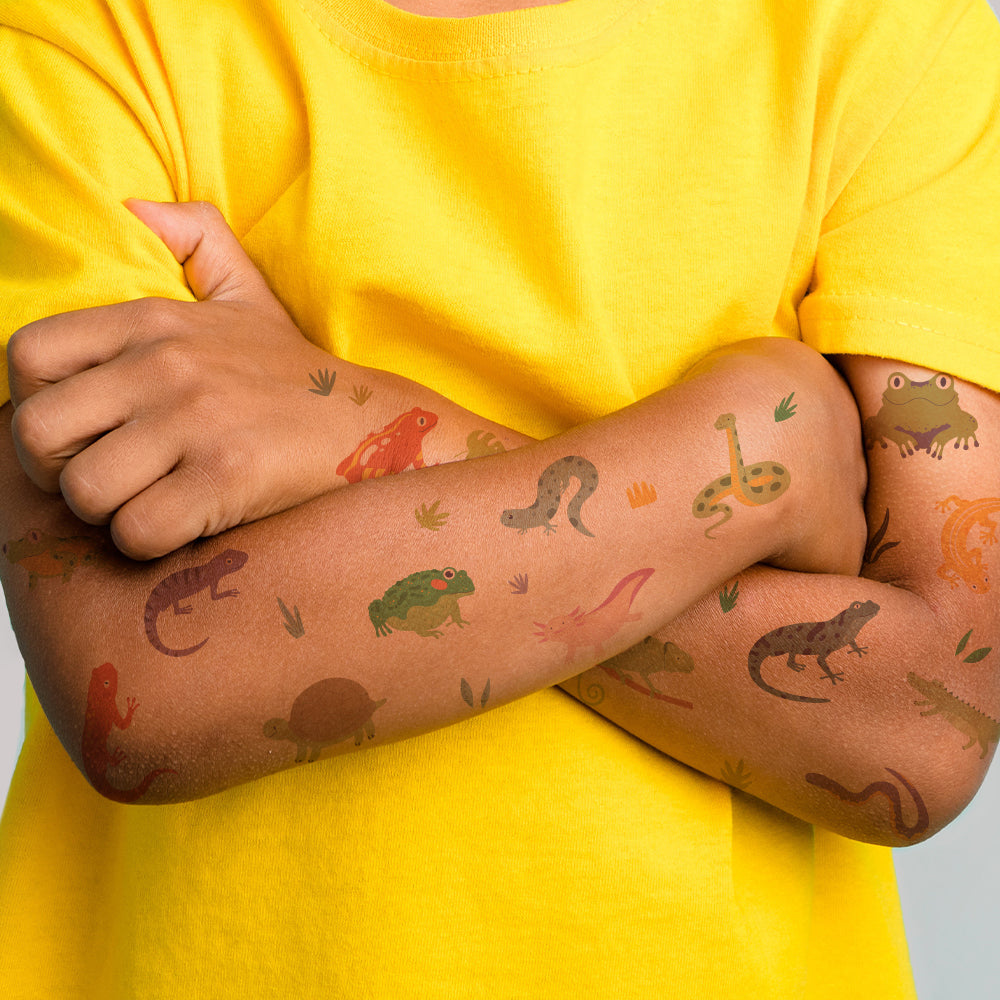 Reptile Tattoo Sheet 4 in x 6 in