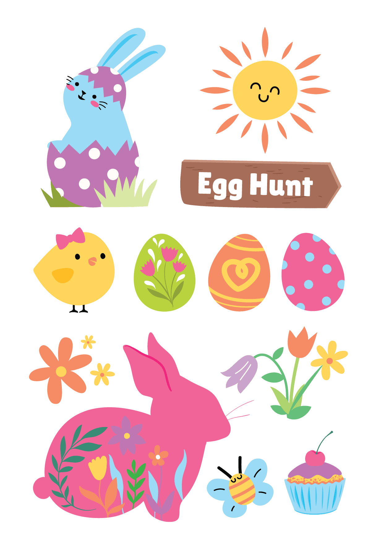 Easter Egg Tattoos 4 in x 6 in