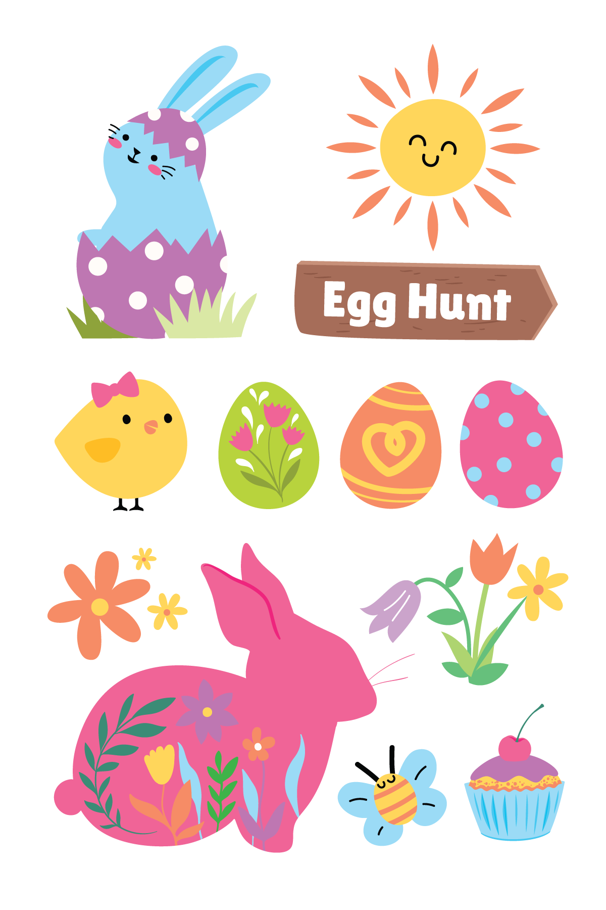 Easter Egg Tattoos 4 in x 6 in