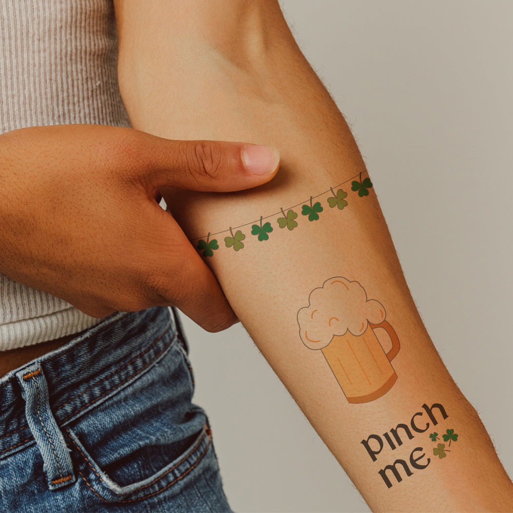 St Patrick's Day Tattoos 4 in x 6 in