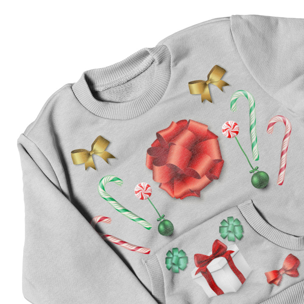 Ugly Sweater Tattees Classic Christmas 50 Pcs Assortment