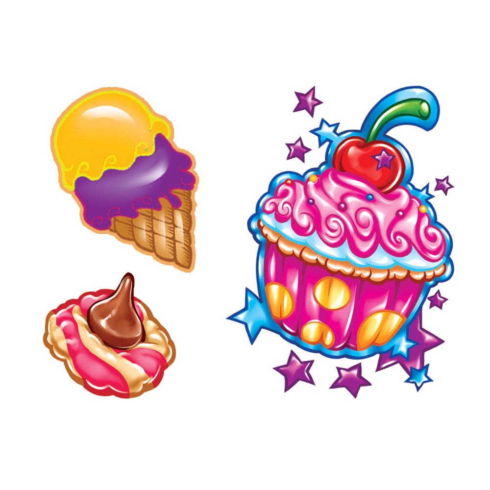 Sweet Shop Cupcake Temporary Tattoo