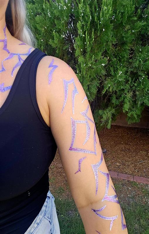 kpop tattoo demon markings