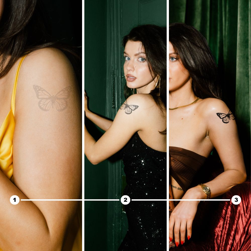 Semi-Permanent Custom Tattoo - Temporary Tattoos