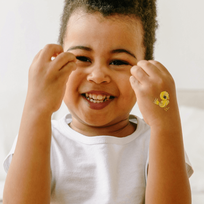 Chick Temporary Tattoo