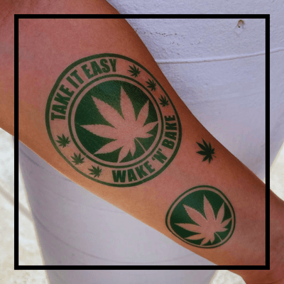 Take It Easy Temporary Tattoo