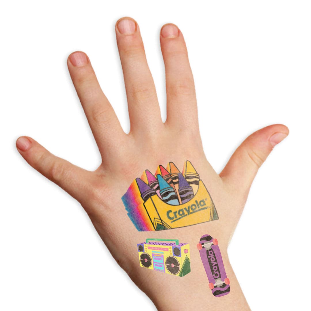 Crayola Retro Secret Reveal Tattoo Pouch
