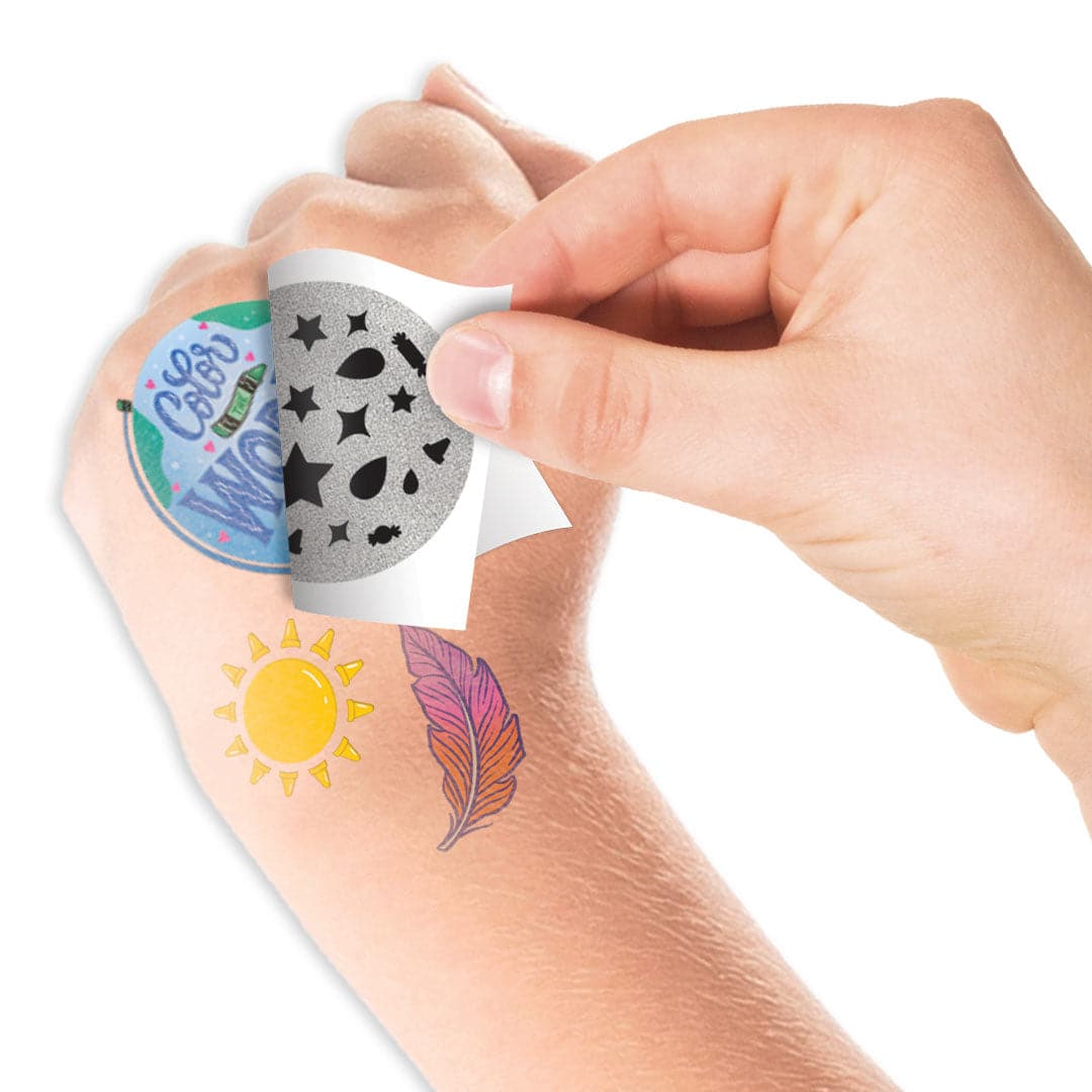 Crayola Colors Of Kindness Secret Reveal Tattoo Pouch